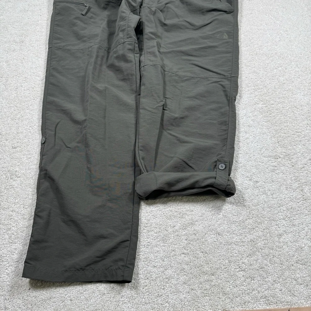 The North Face Pants Men's 40 Long‎ T150 T550 Roll Up Leg Hiking Outdoor Green